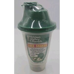 NEW Vintage Hidden Valley Ranch FREE Shaker Promotional Salad Dressing Mixer Cup